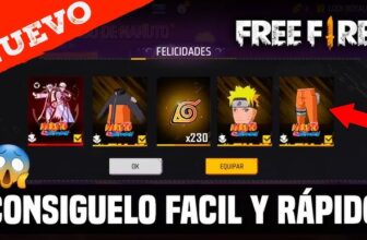 skin de Naruto gratis en Free Fire